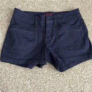 unionbay womens navy blue shorts size 0